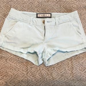 Abercrombie & Fitch Pale Blue Shorts